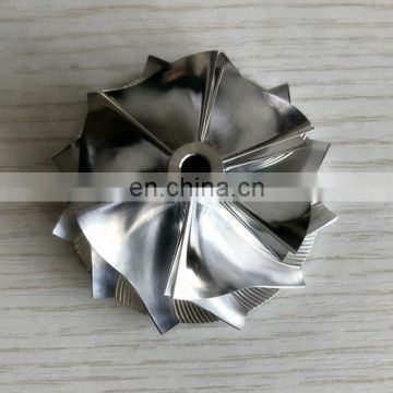 K04 48.00/60.00mm 6+6 blades high performance turbocharger billet/milling/aluminum 2618 compressor wheel