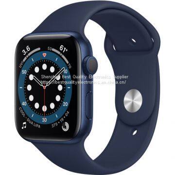 Apple Watch Series 6 (GPS, 44mm, Blue Aluminum, Deep Navy Sport Band) Price 100usd