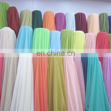 30D 50D 75D 100D 150D Twisted Polyester Chiffon Fabric for dress