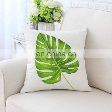 I@home Pastoral Style Digital Printing Office Lumbar Back Support Pillow Cushion Cover