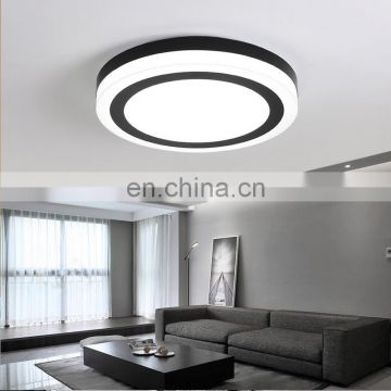 Creative Round Atmosphere LED Ceiling Light Modern Simple Living Room Lamps for Bedroom Study room