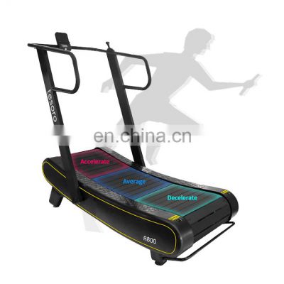 Easy to Install  self-generated home fitness equipment Home use Treadmill manual curved  running machine