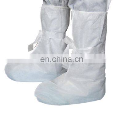 Disposable Over Boot Shoe Covers Protectors Knee Length One Size Disposable  PP PE Non Woven Boot Cover