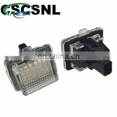 Carest 2pcs White License Plate LED Light Error Free Fit For Mercedes Benz W204 Facelift W207 W216 W218 W212 W221 W231 R231