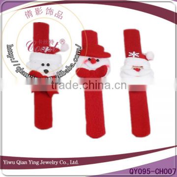 red wholesale slap christmas bracelet for child and adult                        
                                                Quality Choice