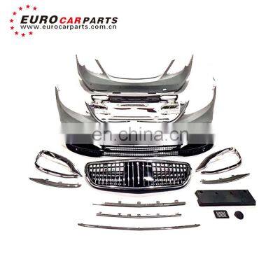 NEW car external accessories fit for E  CALSS w213 MAY style automotive body parts with  front bumper rear bumer and grille