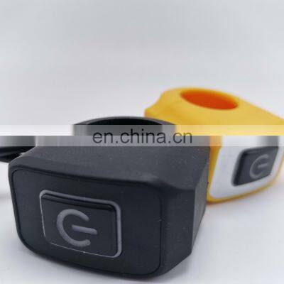 Waterproof 22mm 2 Wheeler Connector Push Button Colorful Led Light Motorcycle Handlebar Switch