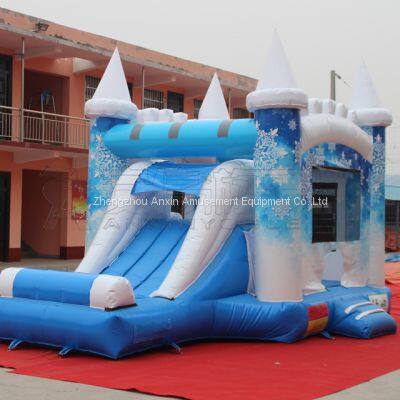 frozen ice princess bouncy slide for children