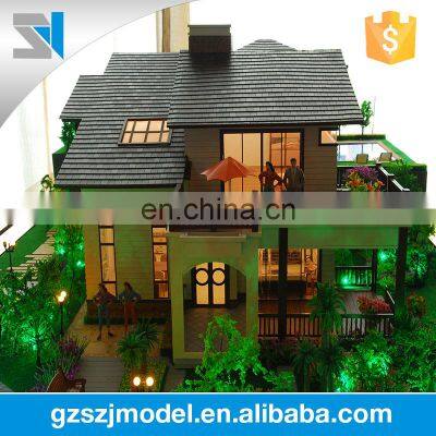 Handmade and well design 3d villa architecture models,miniature model making