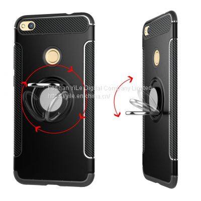 Finger Ring Holder Hard Magnetic Silicone Phone Case for Iphone 6 7 8 10 X Xr Xs Max Case With Ring Phone Cases photo-4
