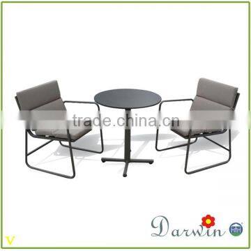 new deisgn modern compact laminate outdoor coffee table and chairs