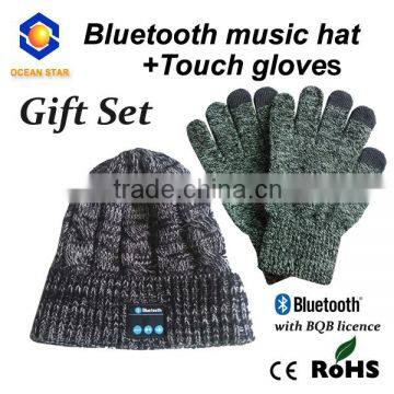 Top selling bluetooth gloves /touch screen gloves/bluetooth music hats