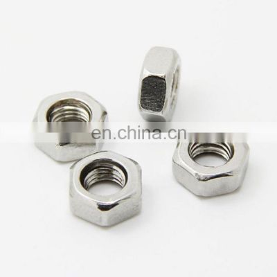 3/4 16UNF High quality and low price wholesale 304 Stainless steel inch hex nuts American system hex nut