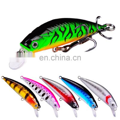 New product water Minoruya bait 6g/6cm plastic hard bait bionic bait factory wholesale fish black minnow