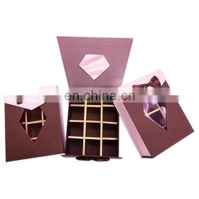 Funny design high quality paper box for food packaging chocolate display box