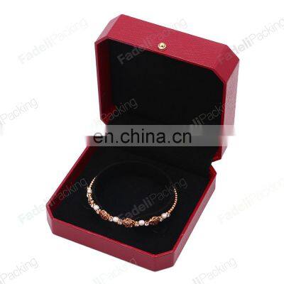 Wholesale Custom Logo Packing Boxes With Black Velvet for Bracelet and Bangle Jewelry Box