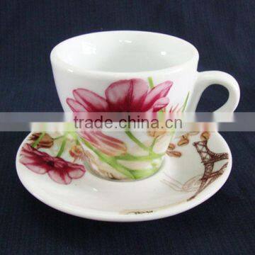 porcelain tea cups and saucers, ceramic coffee cup, turkish cups for tea