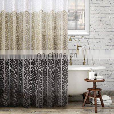 Modern peva shower curtain waterproof shower curtains for bathroom