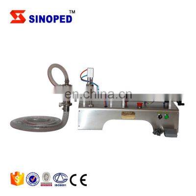 New type semi auto liquid filling machine with heater and mixer