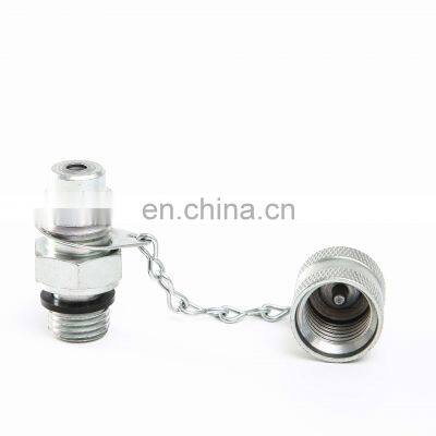 Hot sale male thread G1/4 to M16*2 high pressure test adapter test point coupling for hydraulic system