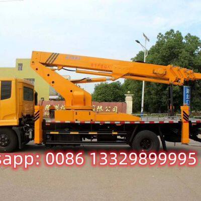 HOT SALE! Good Price Dongfeng 28m Telescopic Aerial Working Platform Vehicle for Sale photo-2