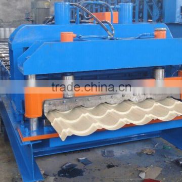 PLC control screen sheet metal roof machine tile forming machine