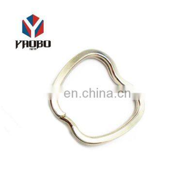 Wholesale Good Quality Metal Supplier Appled Shaped Key Ring photo-3