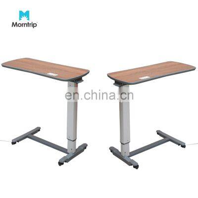 In Stock China Wholesale Hospital Furniture Equipment Bedside Movable Table Meidcal Dinning Over Bed Table For Patient