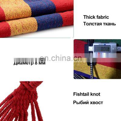 Outdoor Portable Hammock Swings Travelling Outdoor Picnic Wooden Swing Chair Camping Hammock photo-2