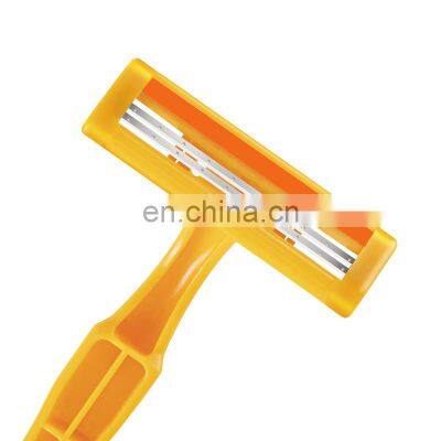 IGUETTA Disposable Men Razor Twin Blades Beard Razor Germany Stainless Steel Blade Plastic Handle With Lubricant Strip GF2-1721 photo-4