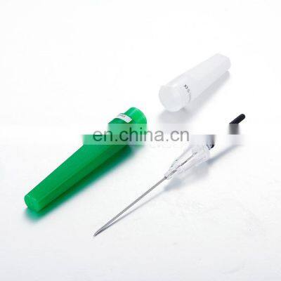 Pen type blood collection needle with holder