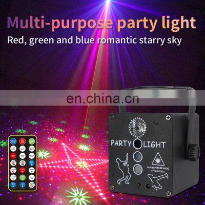 Mini LED Stage Sound Activated DJ Laser With Remote Control LED Party Light For KTV Home Party photo-2