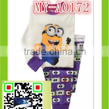 white cute christmas minion mascot costume pajamas MY-A0172