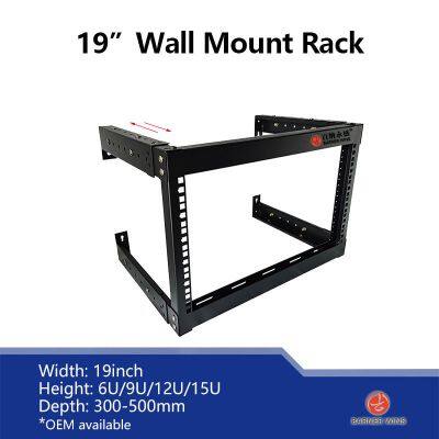 FACTORY OEM WS05-F5 4U/6U Network Wall Cabinet 19inch Installation Wall Mount Threaded Extendable Rack for Network Rack Equipment 6U/9U/12U/15U