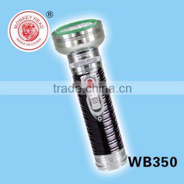 operated portable llight torch with dry battery