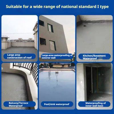 Cement-based Osmosis Crystallization Waterproof Coating Bathroom Roof Basement Wall Pool Moistureproof Leakage Plugging photo-4