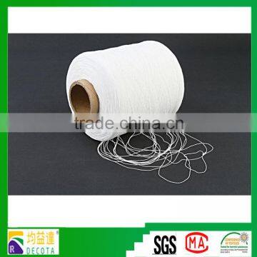 Eco-friendly White Spandex Elastic Thread Used Sports Socks