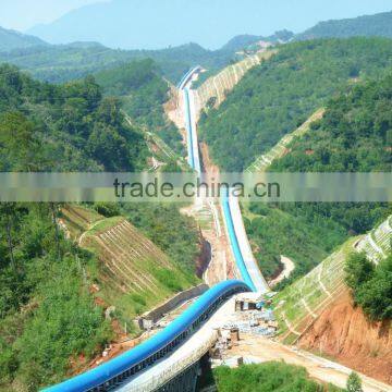 Long Distance Limestone Curve Belt Conveyor System