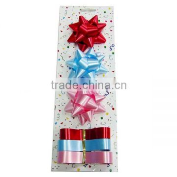 Decorative Ribbon Bow and Packing Ribbon for Xmas Decorative