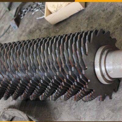 aluminum scrap  double shaft shredder pipe plastic pot crusher