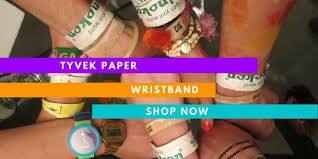 Hot Sale Customized Fabric RFID 13.56MHz NFC Ticket Woven Event Bracelet Wristband photo-6