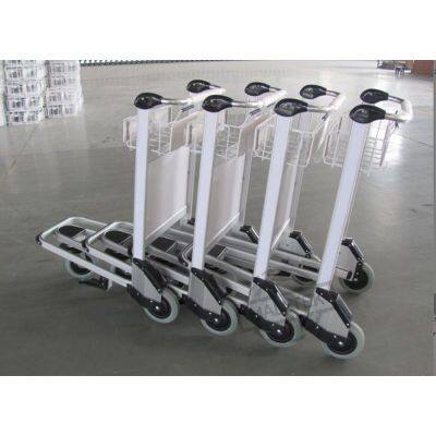 Unfolding Airport Luggage Trolley Manufacturers Cart Airport Trolley With Brake
