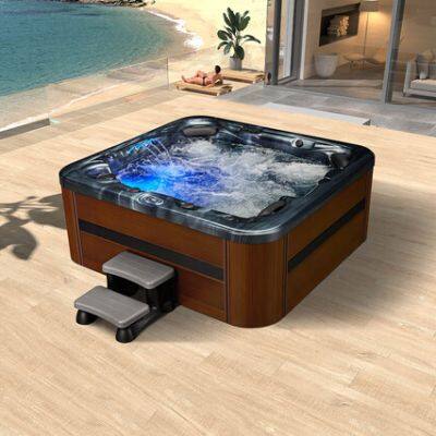 Balboa Smart Modern Design Luxury Outdoor Hot Tub Six Person Jacuzzi Home Use Constant Temperature Heating photo-1