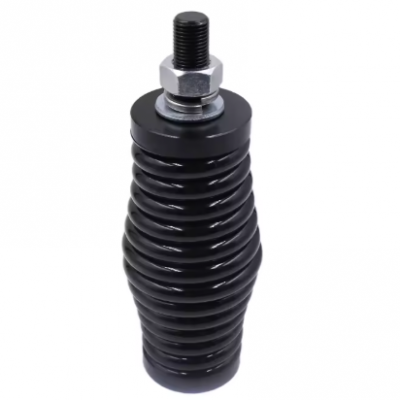 Antenna Spring Flag Light Base Black Drum Shape Spring Universal Flag Pole Light Spring Base
