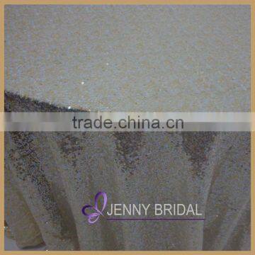 SQN65#3 jenny bridal wholesale attractive wedding silver sequin tablecloth