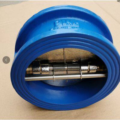 High Quality Ductile Iron Wafer Type Check Valve Stainless Steel Dual Plate EPDM Seat Butterfly Valve photo-4
