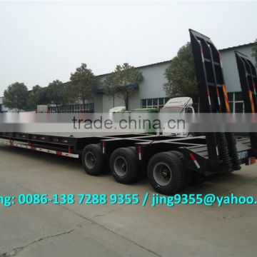 Famous CLW 3-axle 13m lowbed semi-trailer for sale,new lowbed trailer made in China