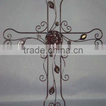 Anxi New Sales Metal Wall Jerusalem Cross Home Decor