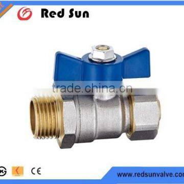 HR2380 butterfly handle brass ball valve