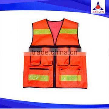 Fashion safety vest with pocket